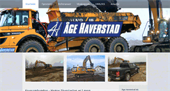 Desktop Screenshot of aage-haverstad.no